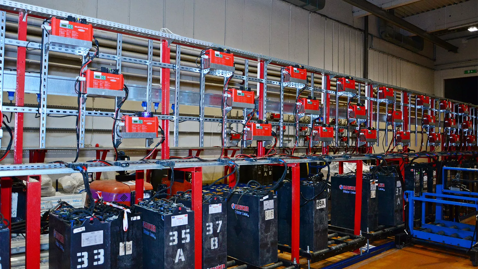 FM Logistic using Fronius Selectiva charger