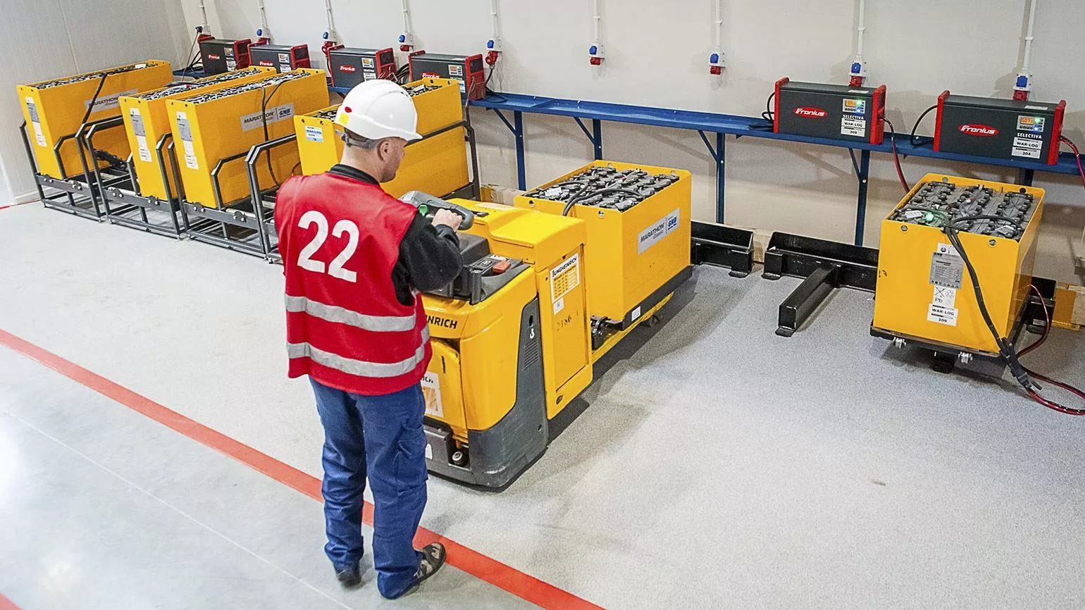 Fronius Selecitva 4.0 Ladegeräte für elektrische Gabelstapler