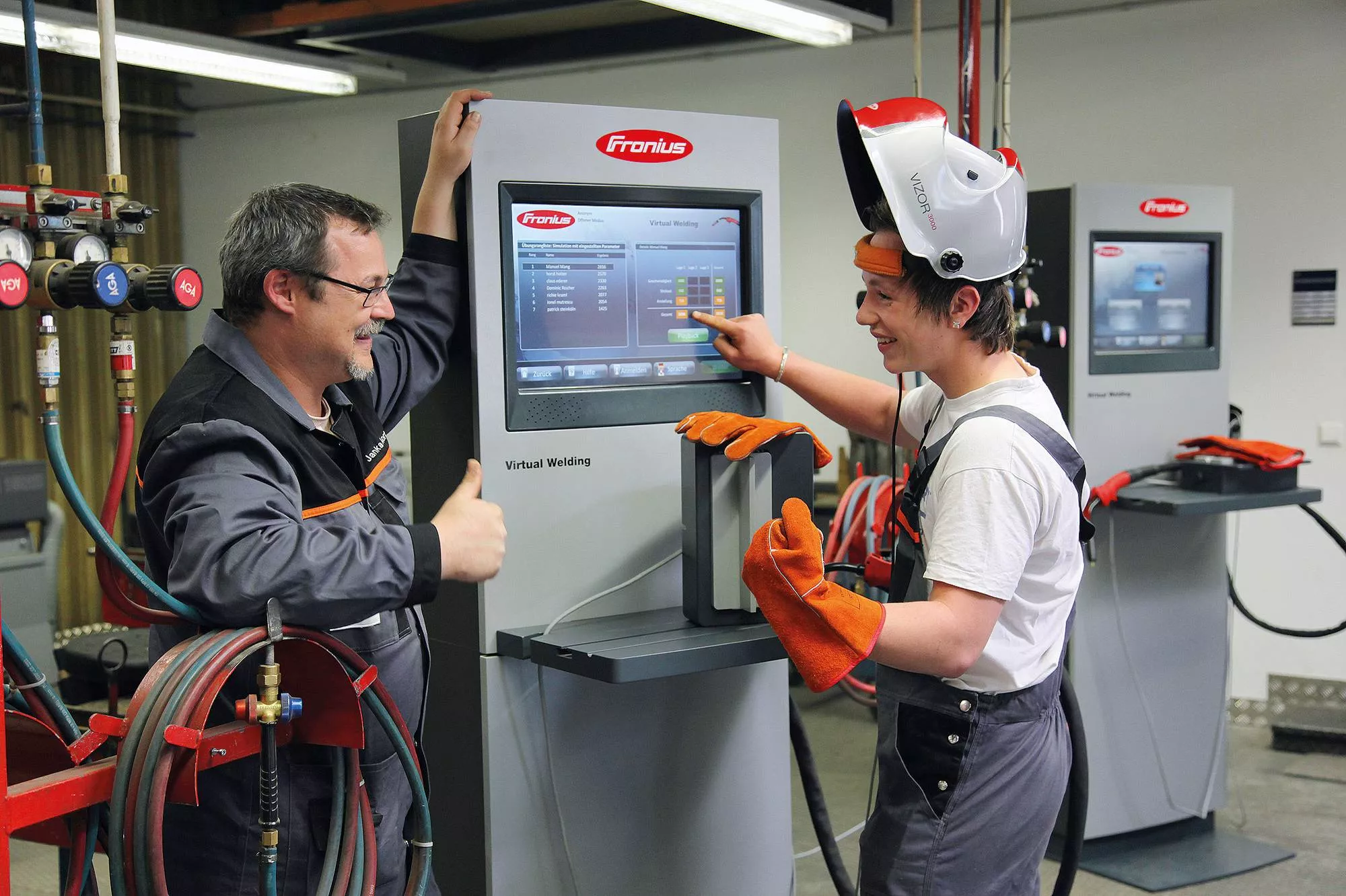 Schweissen lernen mit Fronius Virtual Welding. Virtual Welding, Schweißen lernen, Fronius