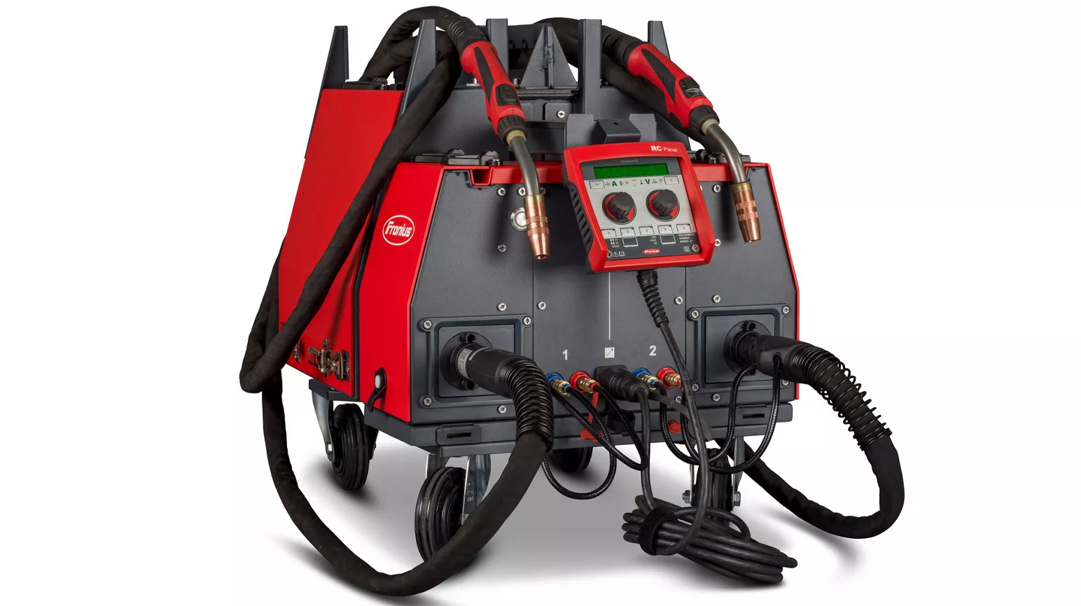 Fronius dual wirefeeder – two wires with just one welding system